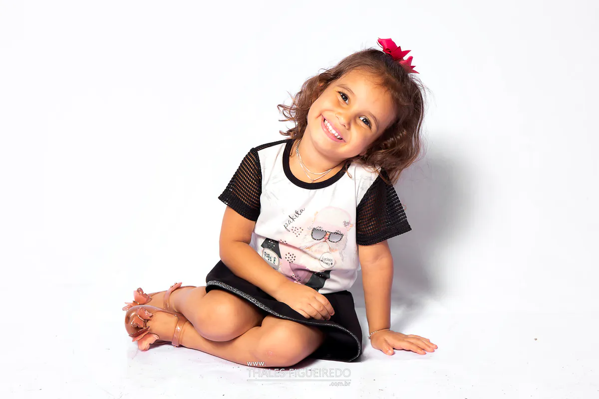 Ensaio Sarah 4 Anos — capa